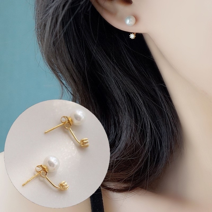 スタッドピアス レディース 女性 | PlusNao | 詳細画像1 