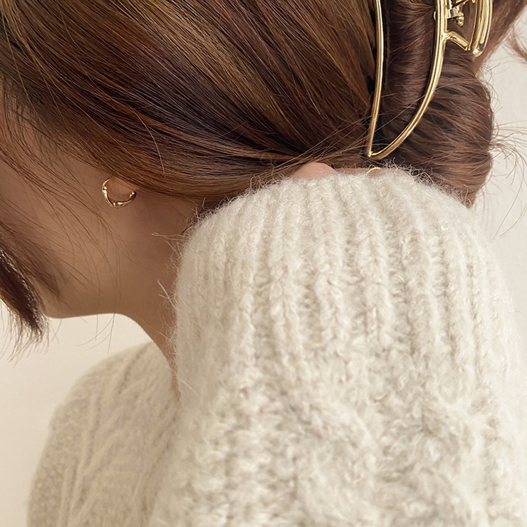 フープピアス リングピアス 1ペア | PlusNao | 詳細画像3 