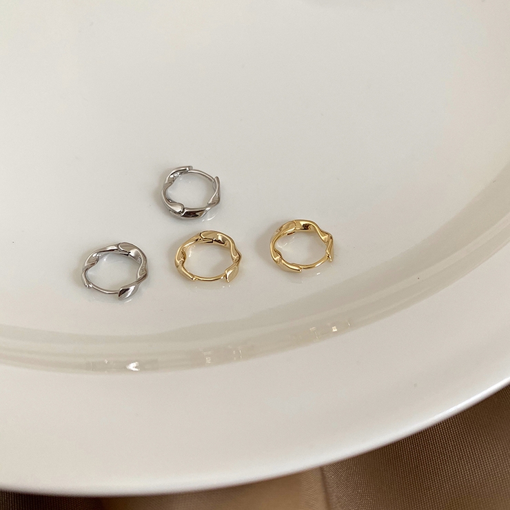 フープピアス リングピアス 1ペア | PlusNao | 詳細画像5 