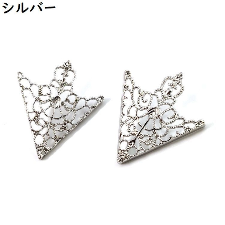 襟ブローチ タックピン 2個セット | PlusNao | 詳細画像4 