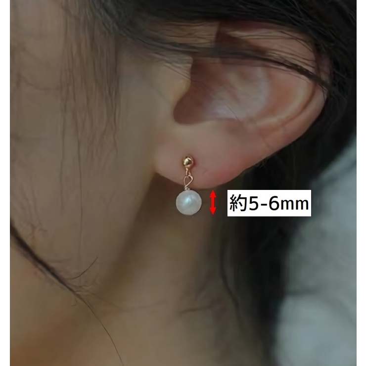 フックピアス アメリカンピアス スタッドピアス | PlusNao | 詳細画像8 