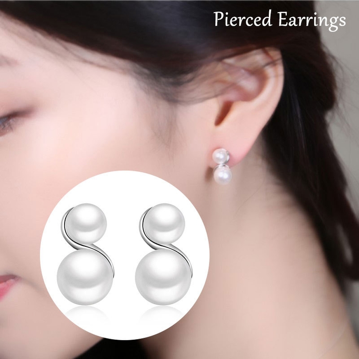 スタッドピアス レディース 女性用 | PlusNao | 詳細画像1 