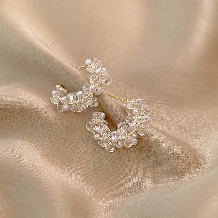 ハーフフープピアス C型 レディース | PlusNao | 詳細画像4 