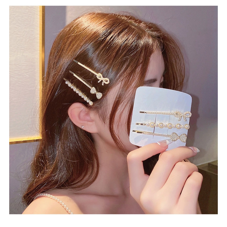ヘアピン ヘアクリップ ヘアアクセサリー | PlusNao | 詳細画像4 