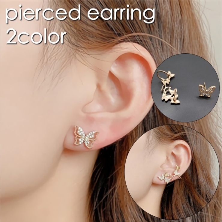 ピアス スタッドピアス アシンメトリー | PlusNao | 詳細画像1 