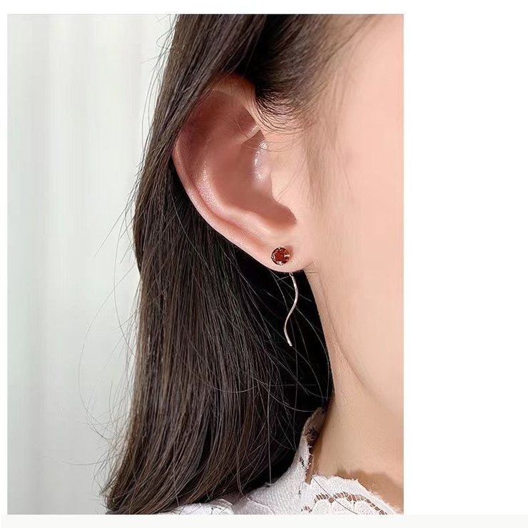 アメリカンピアス ラインストーン レディース | PlusNao | 詳細画像3 