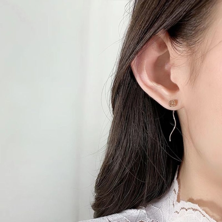 アメリカンピアス ラインストーン レディース | PlusNao | 詳細画像5 