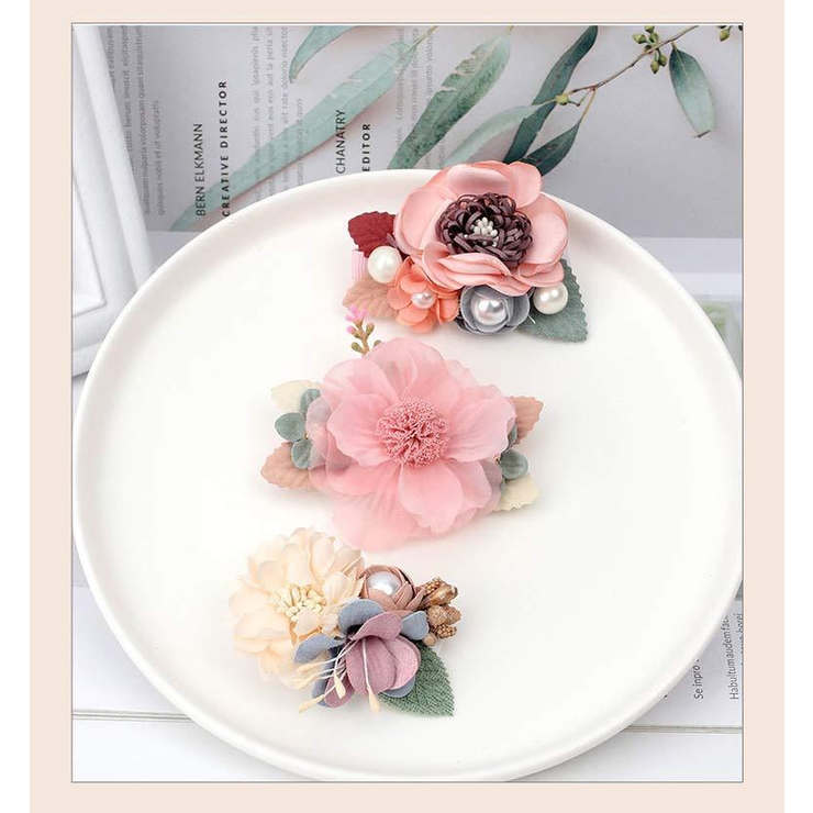 ヘアクリップ 3個セット 造花 | PlusNao | 詳細画像10 