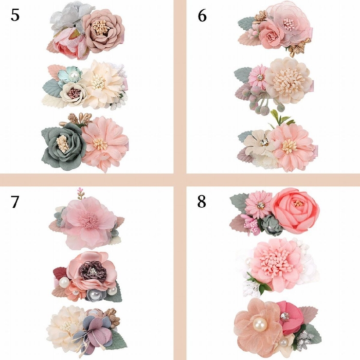 ヘアクリップ 3個セット 造花 | PlusNao | 詳細画像16 