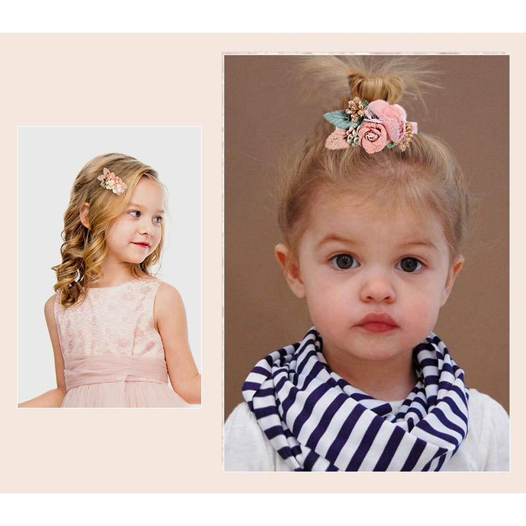 ヘアクリップ 3個セット 造花 | PlusNao | 詳細画像4 