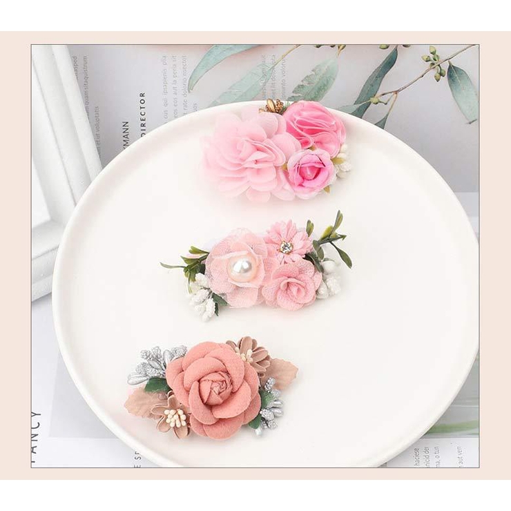 ヘアクリップ 3個セット 造花 | PlusNao | 詳細画像9 