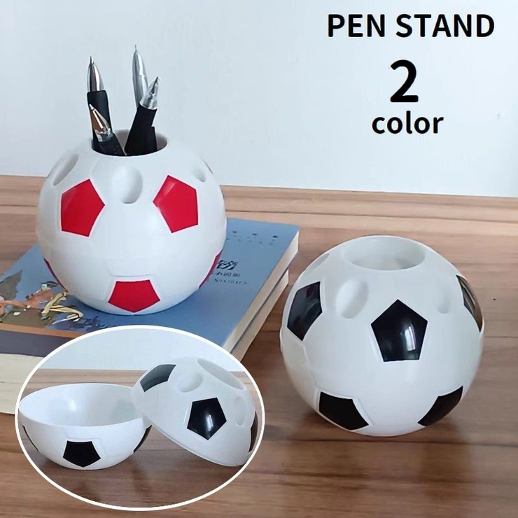 ペン立て ペンスタンド サッカーボール型 | PlusNao | 詳細画像1 