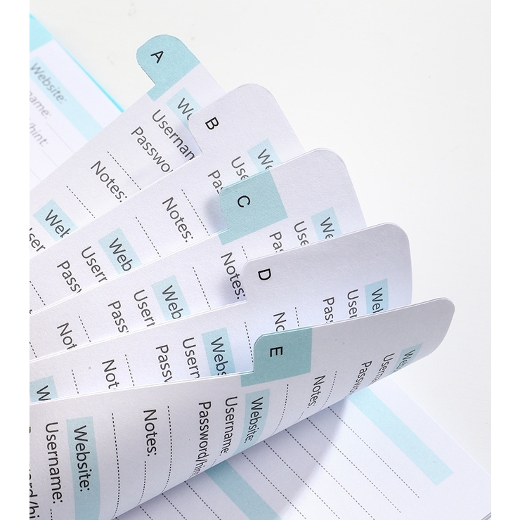 パスワードキーパーブック ノート A6サイズ | PlusNao | 詳細画像12 