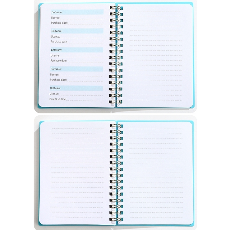 パスワードキーパーブック ノート A6サイズ | PlusNao | 詳細画像16 