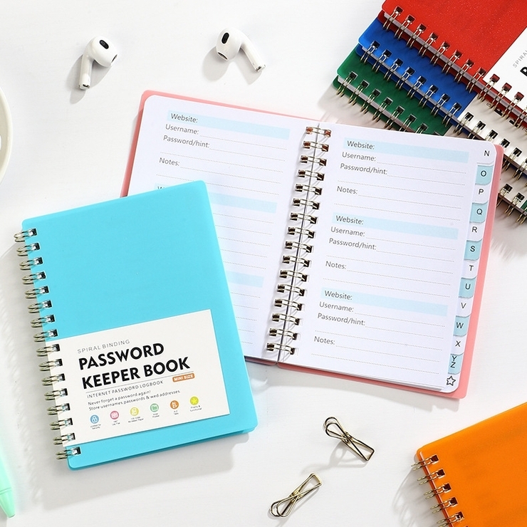 パスワードキーパーブック ノート A6サイズ | PlusNao | 詳細画像3 