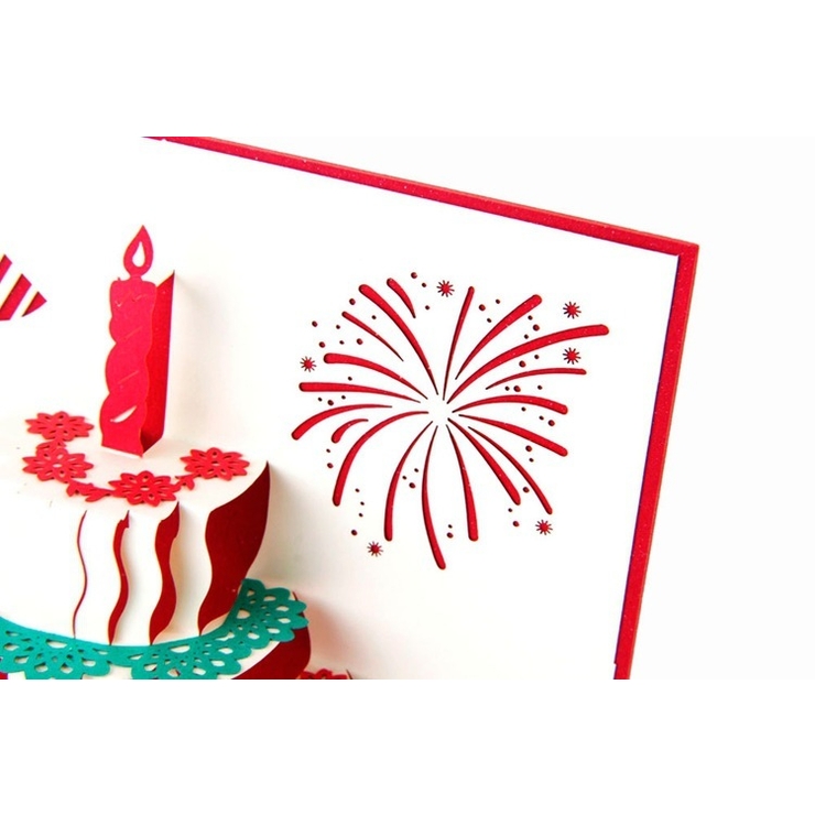 バースデーカード グリーティングカード ポップアップカード | PlusNao | 詳細画像12 