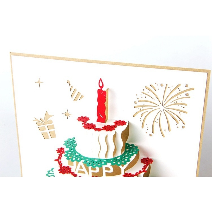 バースデーカード グリーティングカード ポップアップカード | PlusNao | 詳細画像13 