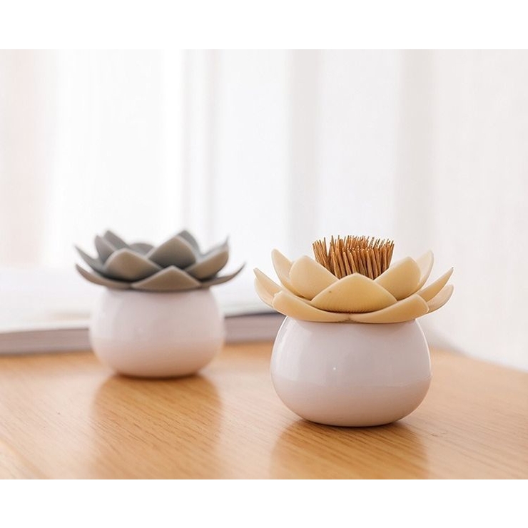 綿棒ケース 爪楊枝ケース 蓋付き | PlusNao | 詳細画像6 