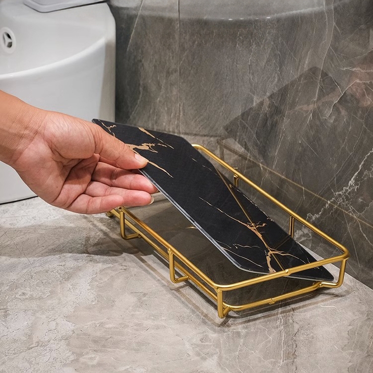 インテリアトレイ 小物トレイ 大理石風 | PlusNao | 詳細画像12 