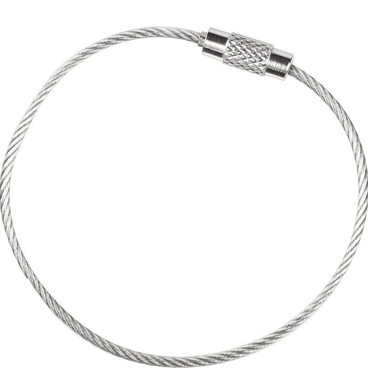 ワイヤーキーリング ロックワイヤー 5個組 | PlusNao | 詳細画像7 