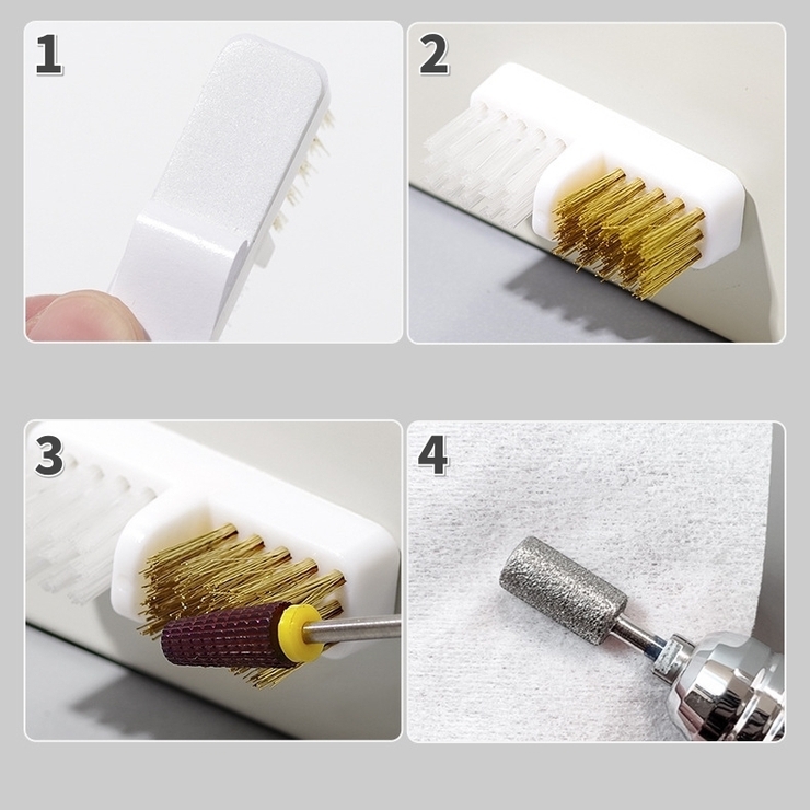 ネイルビットクリーナー ダストブラシ 粘着テープ付き | PlusNao | 詳細画像3 
