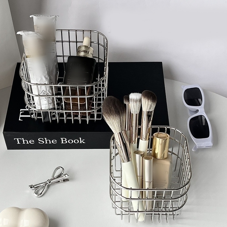 収納バスケット 小物入れ カゴ | PlusNao | 詳細画像3 