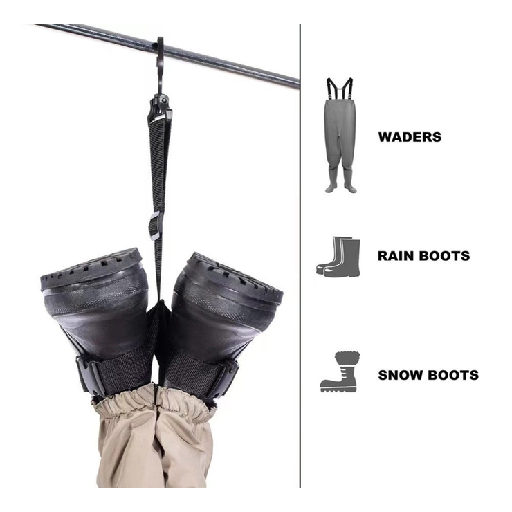 ウェーダーハンガー ブーツハンガー フック付き | PlusNao | 詳細画像4 