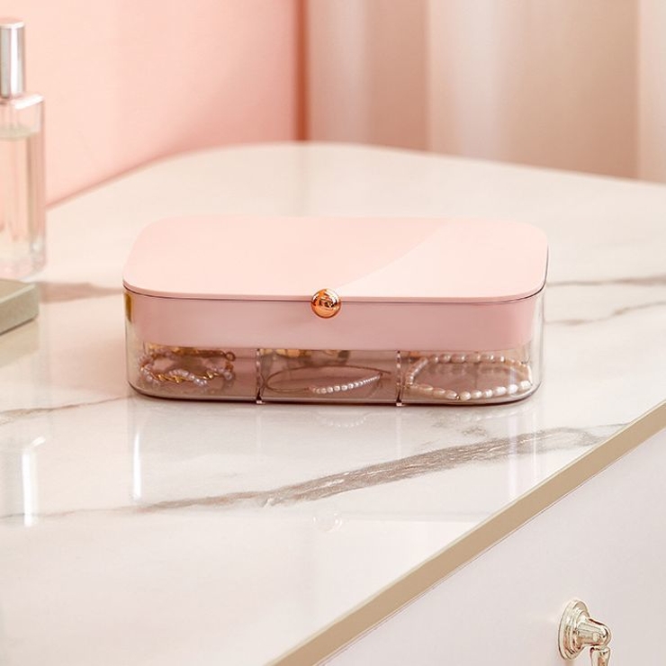 アクセサリーケース ジュエリーボックス 2段 | PlusNao | 詳細画像4 