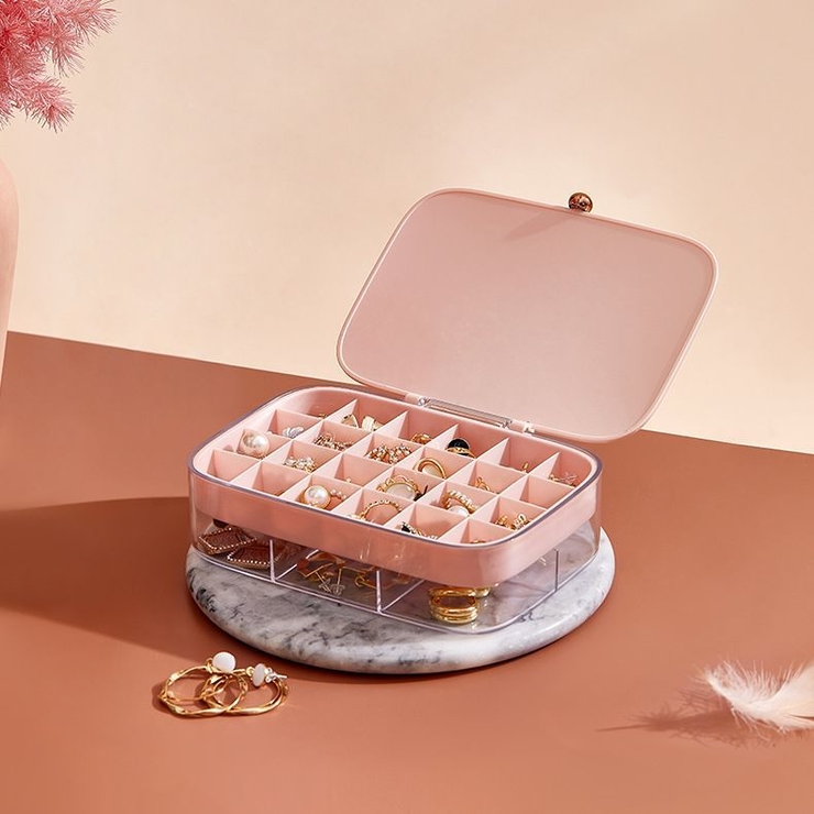 アクセサリーケース ジュエリーボックス 2段 | PlusNao | 詳細画像8 