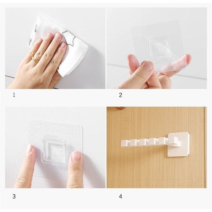 粘着フック ウォールフック 貼り付け | PlusNao | 詳細画像13 