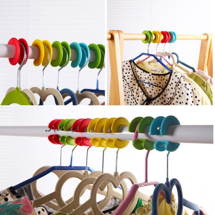 ハンガーストッパー 5個セット ハンガーホルダー[品番