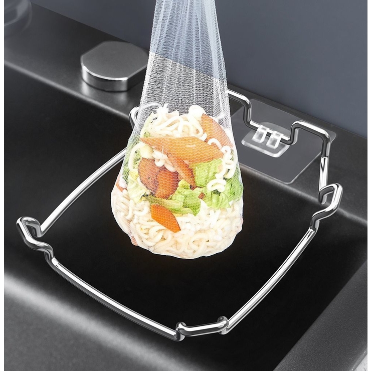 水切りネットホルダー 折り畳み式 粘着テープ | PlusNao | 詳細画像6 