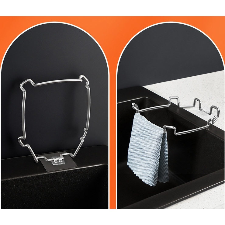 水切りネットホルダー 折り畳み式 粘着テープ | PlusNao | 詳細画像8 