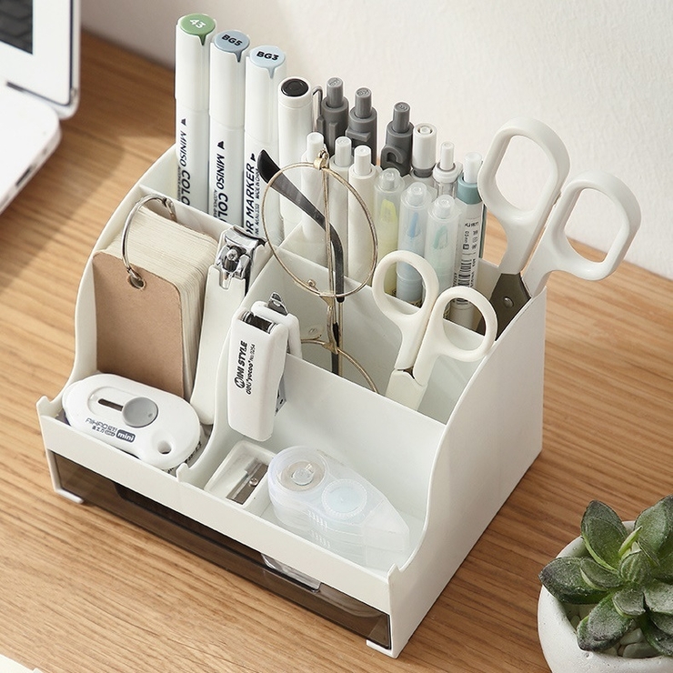 デスクオーガナイザー ペン立て 小物入れ | PlusNao | 詳細画像4 