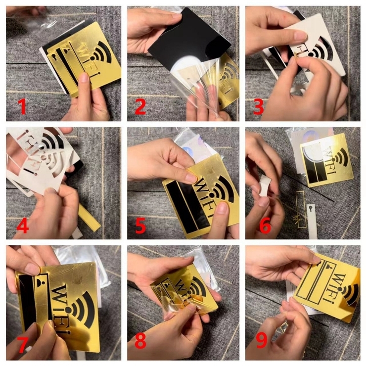 サインプレート WiFi ボード | PlusNao | 詳細画像6 
