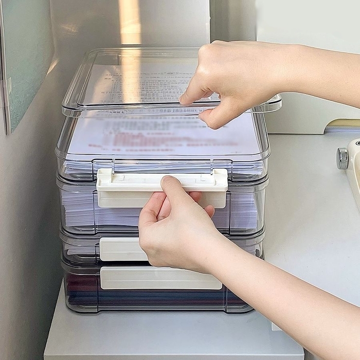 書類収納ケース A4サイズ 蓋付き | PlusNao | 詳細画像5 