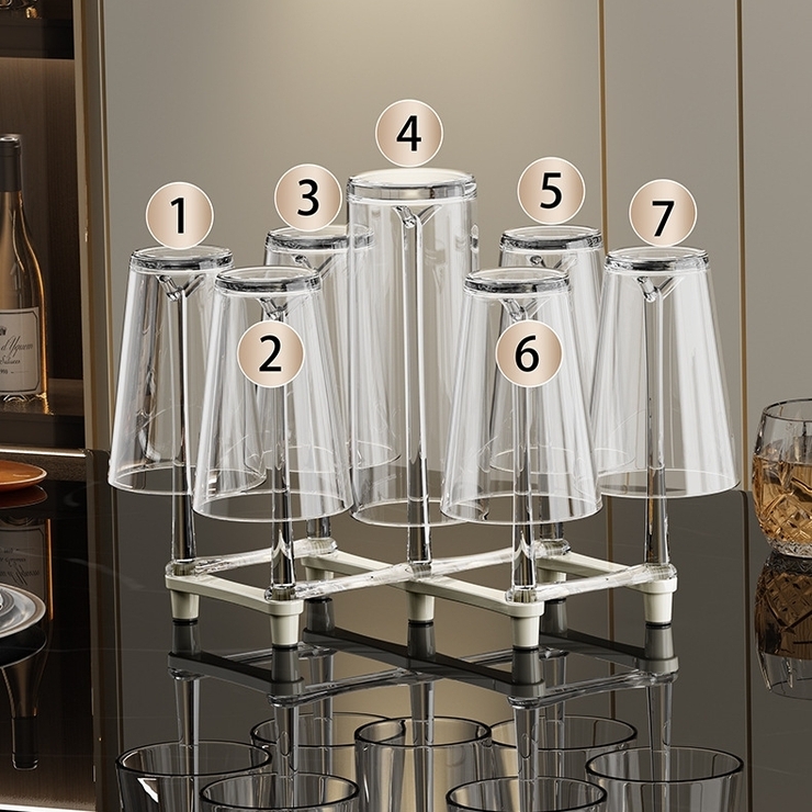 グラスホルダー 水切りスタンド 水切りラック | PlusNao | 詳細画像3 