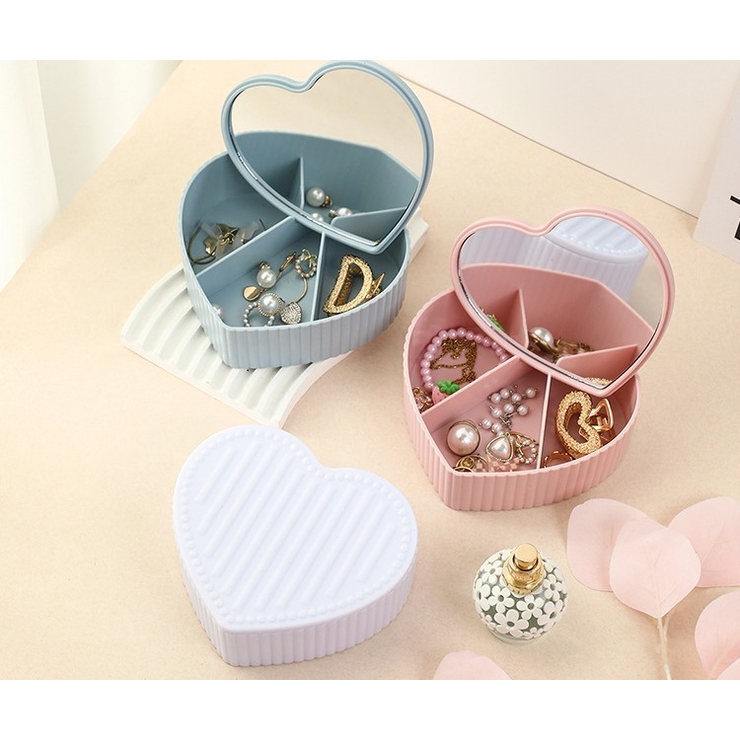 アクセサリーケース ジュエリーボックス ミラー付き | PlusNao | 詳細画像3 