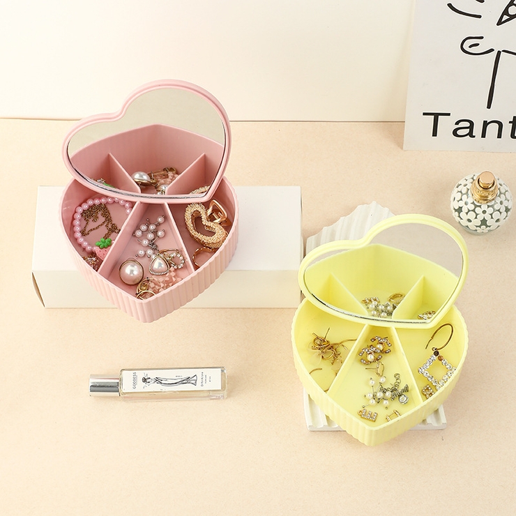 アクセサリーケース ジュエリーボックス ミラー付き | PlusNao | 詳細画像4 