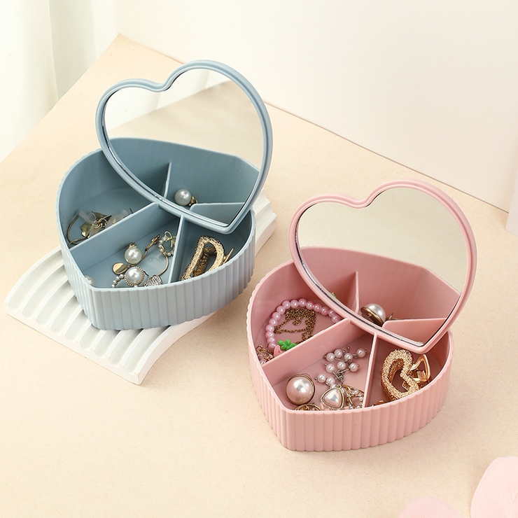 アクセサリーケース ジュエリーボックス ミラー付き | PlusNao | 詳細画像5 