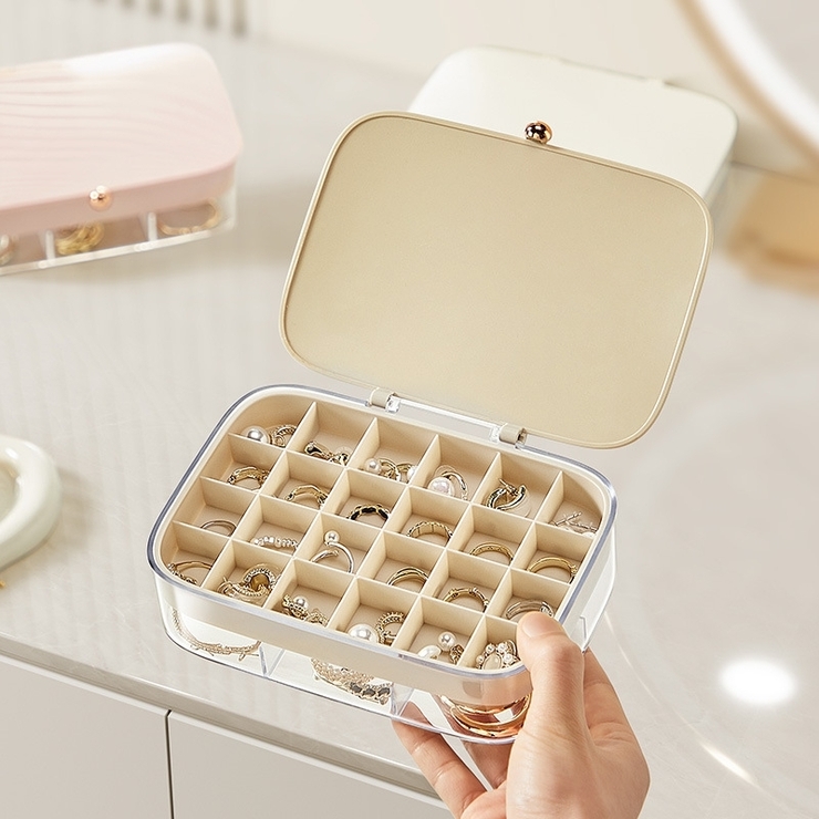 アクセサリーケース ジュエリーボックス 2段 | PlusNao | 詳細画像5 