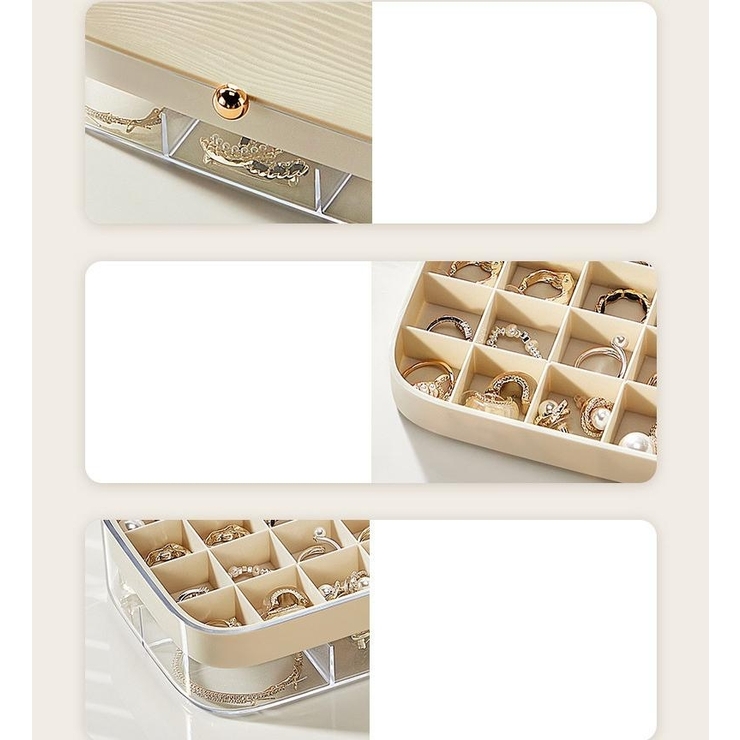 アクセサリーケース ジュエリーボックス 2段 | PlusNao | 詳細画像7 