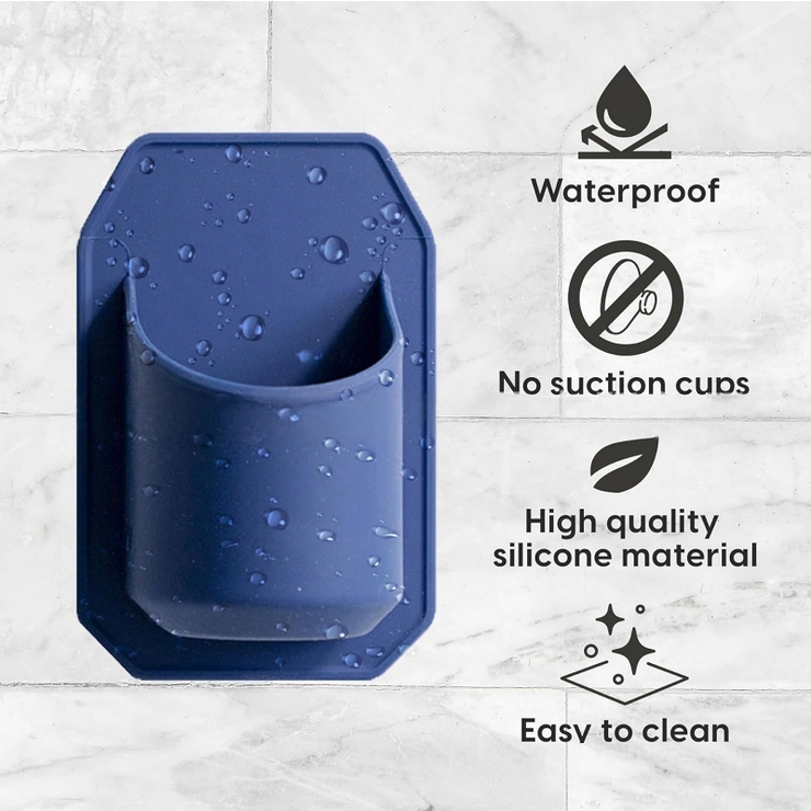 ドリンクホルダー 水切り穴付き 貼り付け式 | PlusNao | 詳細画像2 