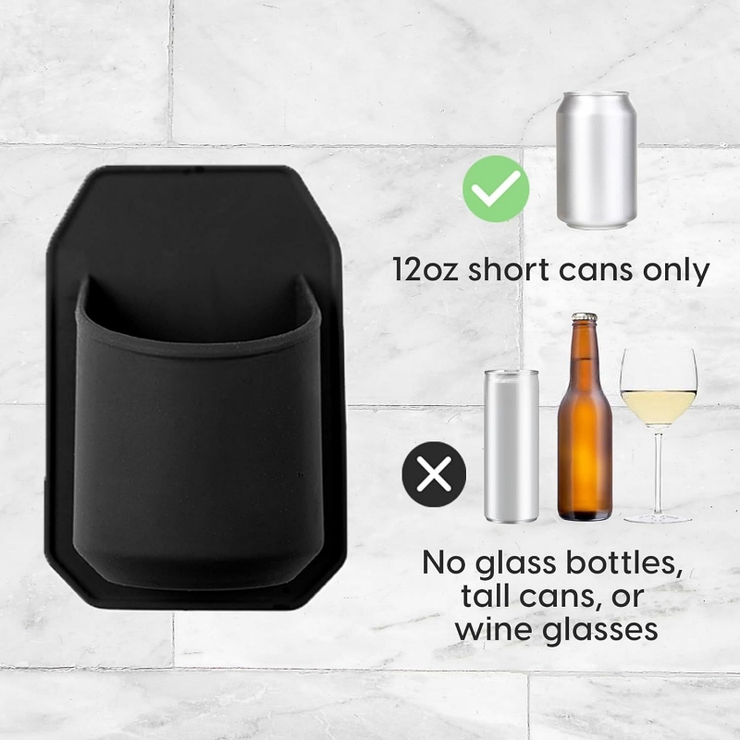 ドリンクホルダー 水切り穴付き 貼り付け式 | PlusNao | 詳細画像3 