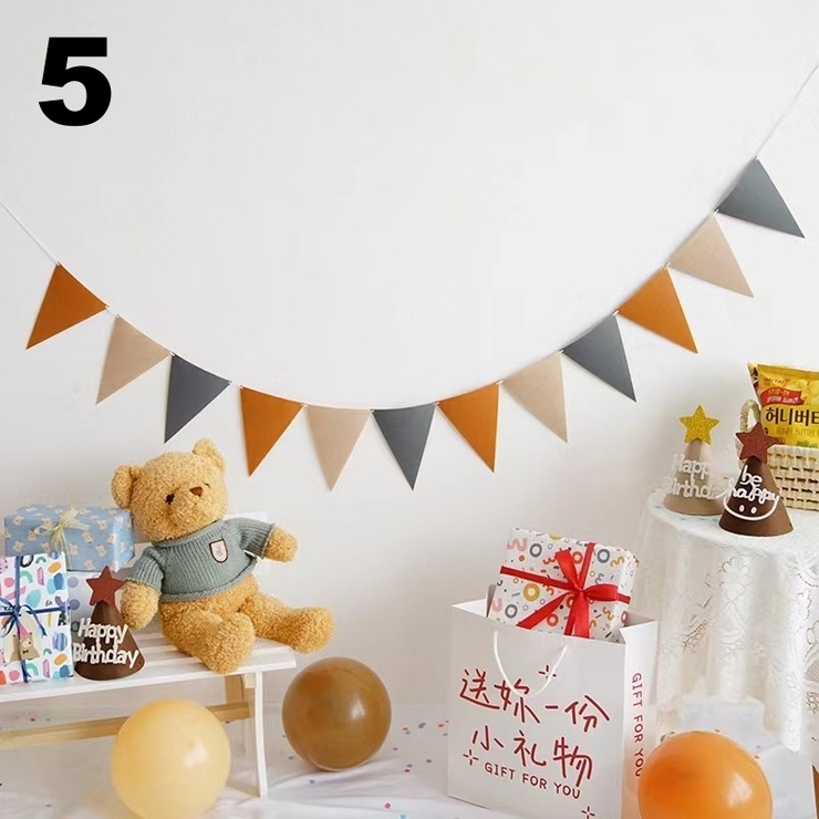 三角ガーランド フラッグガーランド 三角旗 | PlusNao | 詳細画像6 