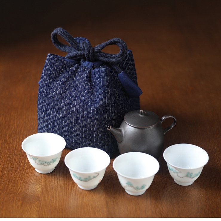 茶器バッグ 巾着袋 茶器収納 | PlusNao | 詳細画像4 