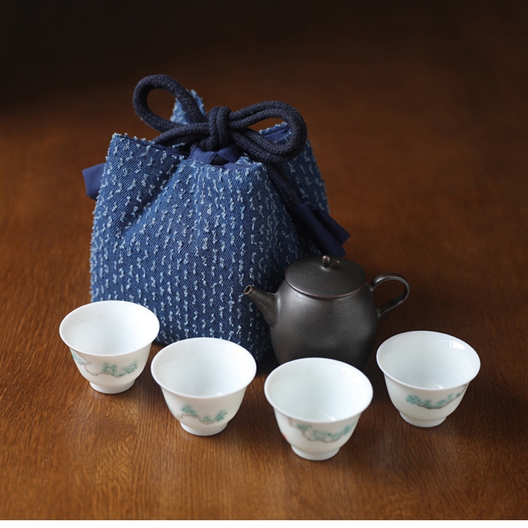 茶器バッグ 巾着袋 茶器収納 | PlusNao | 詳細画像6 
