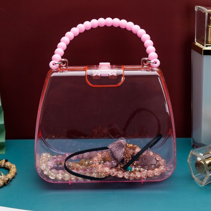 アクセサリーケース アクセサリーボックス ハンドバッグ型 | PlusNao | 詳細画像2 