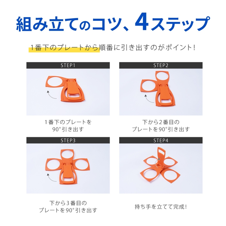 ドリンクホルダー ボトルキャリアー ボトルラック | PlusNao | 詳細画像5 