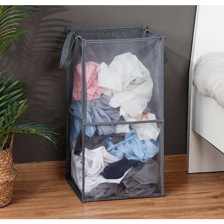 ランドリーバスケット 四角 折りたたみ | PlusNao | 詳細画像3 